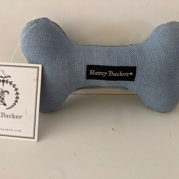 Harry Barker Dog Toys/Black Stuffed Dog/Rope Toy/Hemp Bone/ALL NEW/NEVER USED! - Picture 6 of 7